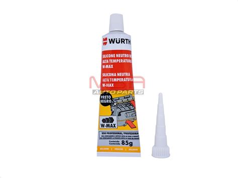 Silicone Alta Temperatura Preto Wurth Wmax Junta Motores G Mercado