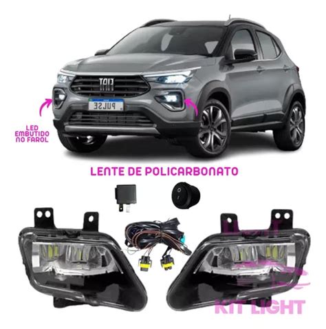 Kit De Farol Neblina Led Fiat Pulse Drive 1 3 Mt 2023 2024