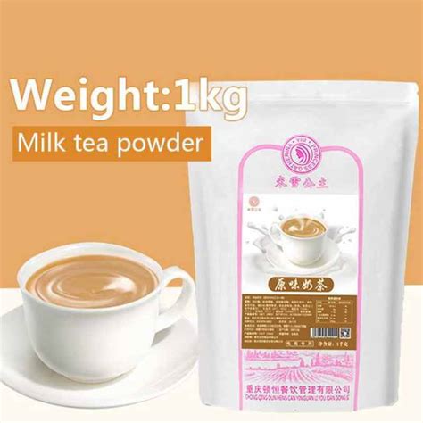 Wholesale Mixue OEM Instant Milk Tea Powder 1kg Original Flavor wholesale Bubble Pearl Black Tea ...