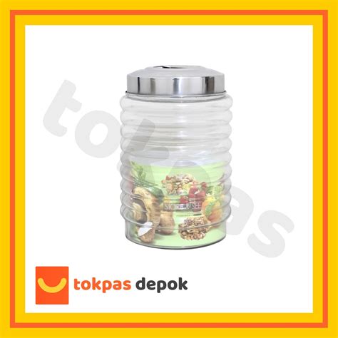 Jual Toples Kamma Seal Liter Toples Kaca Gelombang Kedap Udara