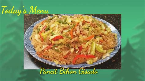 Simply Delicious Pancit Bihon Youtube