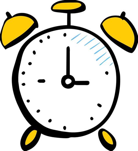 Premium Vector Alarm Clock Doodle Design Or Alarm Clock Icon