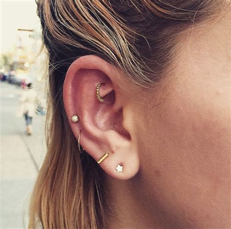 Id Es De Piercings Pour Sublimer Vos Oreilles Piercing Oreilles