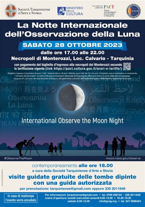 LA NOTTE INTERNAZIONALE DELL OSSERVAZIONE DELLA LUNA Società