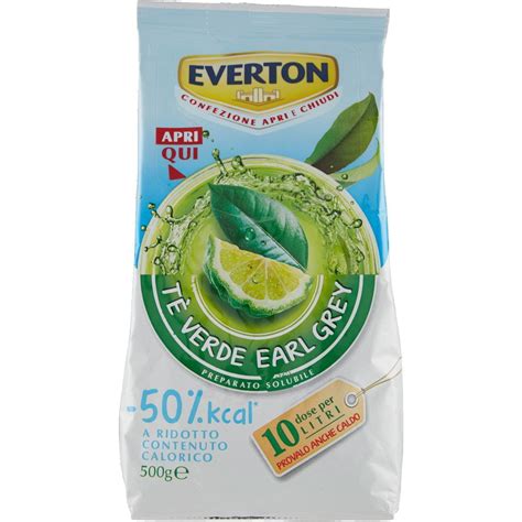 Preparato per tè verde earl grey solubile EVERTON 500 G Coop Shop