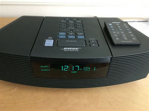 MINT Bose Wave Radio CD AWRC1G W Remote AM FM AUX RCA Clock Dual