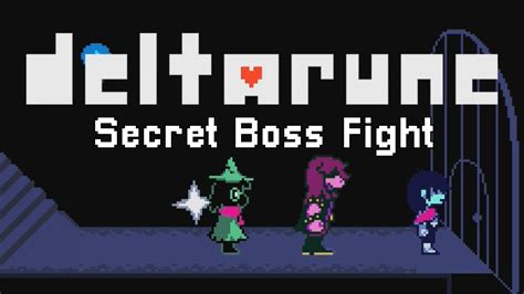 Deltarune Chapter 1 Secret Boss How To Find The Broken Keys Boss Gameplay Youtube