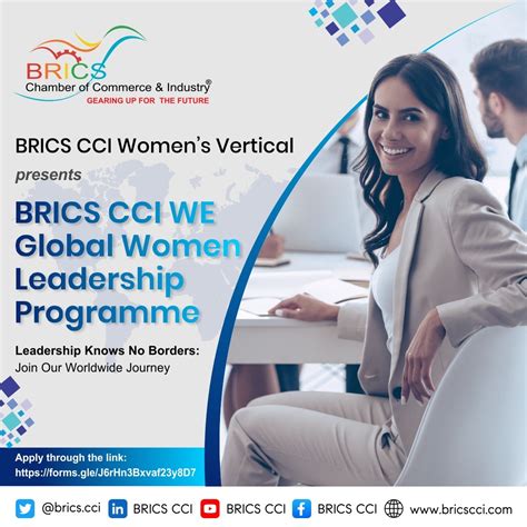 Brics Cci We Announces Global Women Leadership Programme To Empower