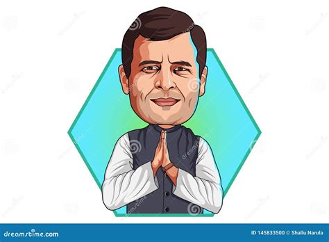 Ejemplo De La Historieta De Rahul Gandhi Imagen Editorial Ilustración De Discurso Salude