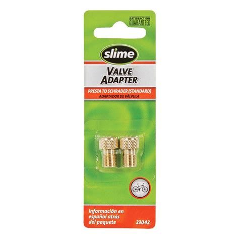 Slime Metal Presta To Schrader Valve Adapter Gold Ace Hardware