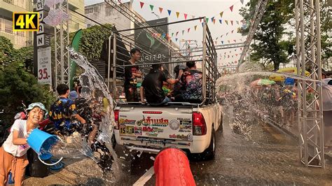 Songkran Festival In Chiang Mai Thailand The Largest Water Fight In