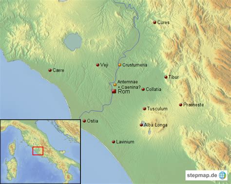 Rom Und Umgebung Karte Goudenelftal