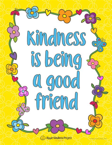 Kindness Posters for Children Affirmation Posters for Kids - Etsy