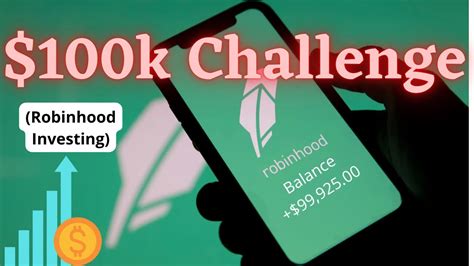 K Robinhood Challenge Update Youtube