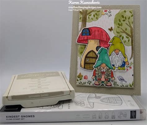 Stampin Up Kindest Gnomes New Home Best Wishes Card Cards Hello Cards