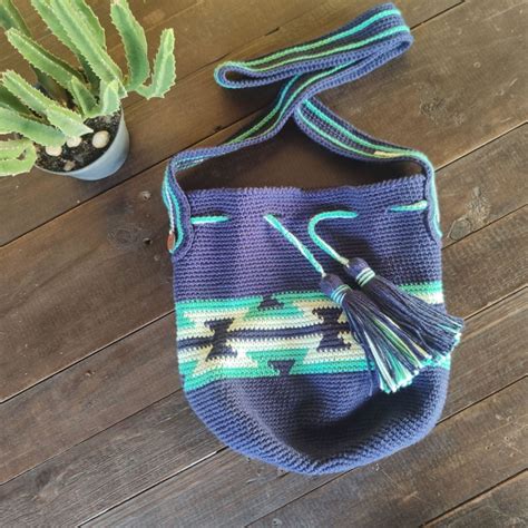 Bolsa De Croch Estilo Wayuu Elo Produtos Especiais