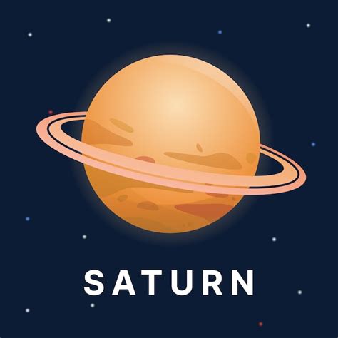 Illustration De La Plan Te Saturne Vecteur De Plan Te Astronomie