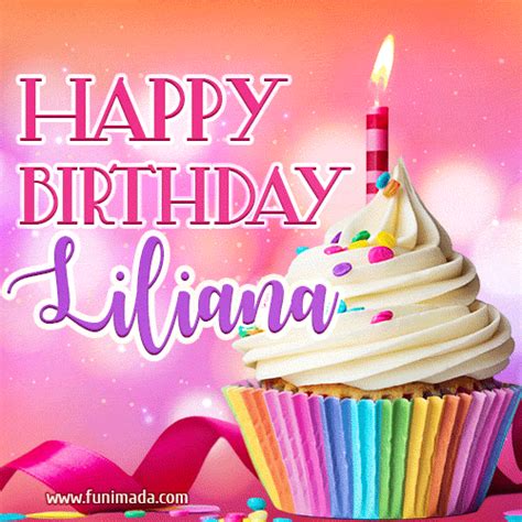 Happy Birthday Liliana Lovely Animated Funimada