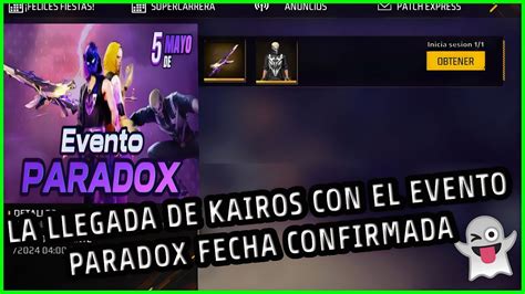 NOTICIA DE ÚLTIMO MINUTO GARENA REGALA NUEVO PERSONAJE KAIROS