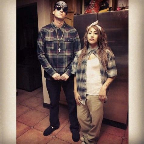 Cholo And Chola Halloween Costume Gangster Halloween Costumes Couples Costumes Cute Couple