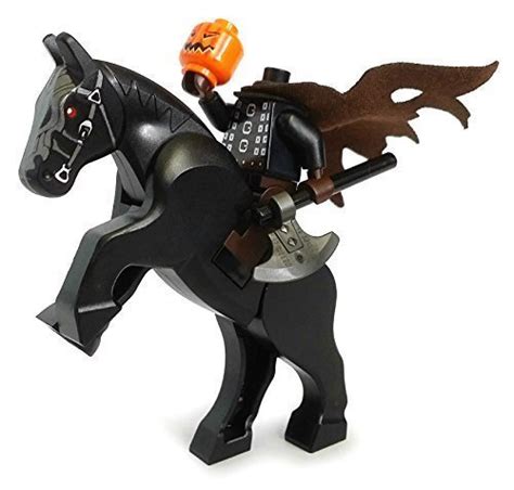 Lego The Headless Horseman Halloween Minifigure With Pumpkin Head And