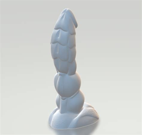 STL File Dragon Kobold Dildo Type Splurt Silicone Mold Model To