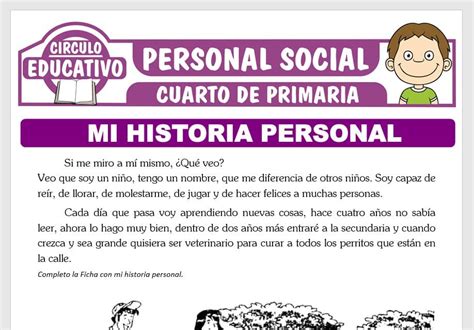 Fichas De Personal Social Para Cuarto De Primaria Fichas Gratis Images