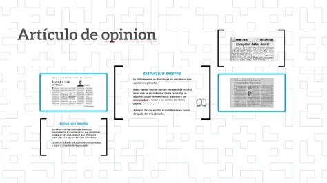 Cual Es La Estructura De Un Articulo De Opinion Xili