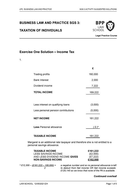 BLP SGS 3 Activities Solution 21 22 LPC BUSINESS LAW AND PRACTICE