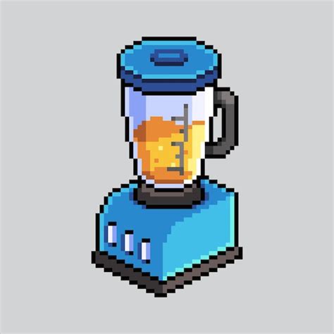 Premium Vector Pixel Art Illustration Blender Pixelated Blender