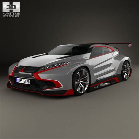 3D Model Of Mitsubishi XR PHEV Evolution Vision Gran Turismo 2016