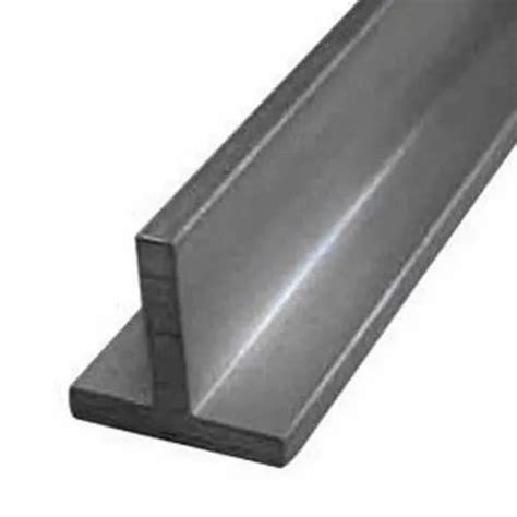 T Shape Mild Steel MS TEE Angles Thickness 6 Mm Size 50 X 50 X 6 At