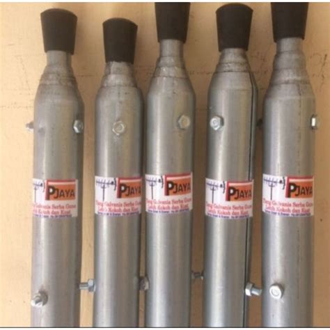 jual tiang galvanis panjang meter tiang antena tiang bendera