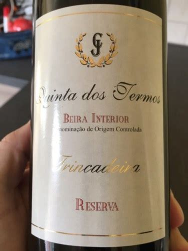 2012 Quinta Dos Termos Reserva Trincadeira Vivino