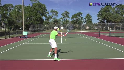 Tennis Drop Shot Technique Drills And Instruction Youtube