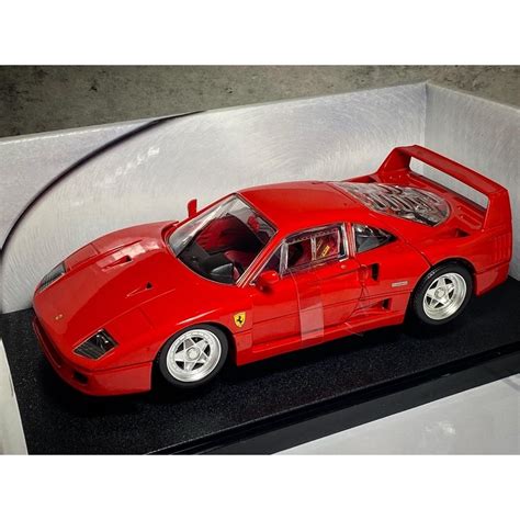 絕版美品 Hot Wheels 1 18 Ferrari F40 法拉利 馬王 風火輪 1 18 Hotwheels 蝦皮購物