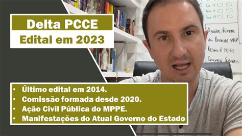 Delegado Da Pcce Edital Em Youtube