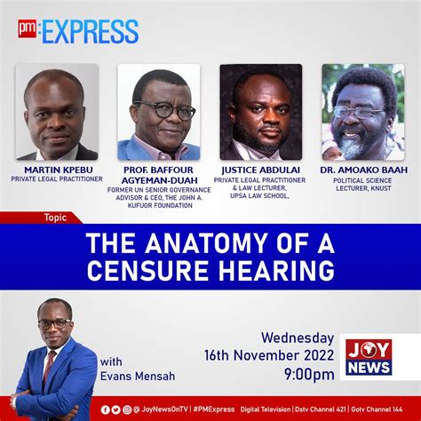 Playback Pm Express Discuss Censure Motion Hearing Against Ofori Atta