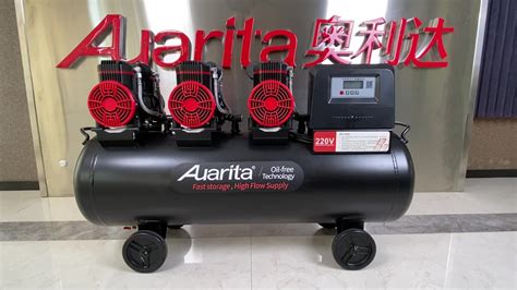 High Quality Oil Free 3 Cylinder 100l Tank Air Compressor Industrial