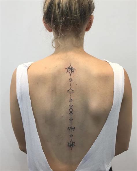 30 Of The Best Spine Tattoo Ideas Ever Spine Tattoos For Women