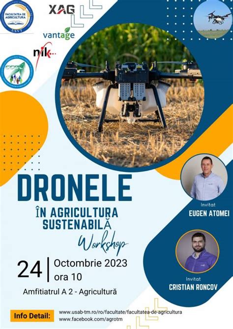 Workshop Dronele N Agricultura Sustenabil Facultatea De Agricultura