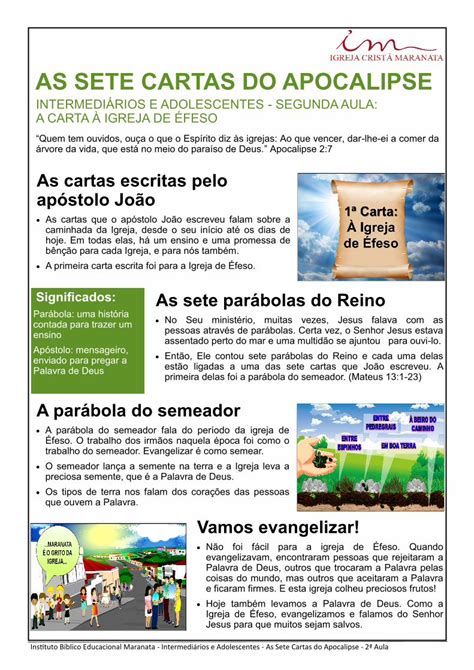 PDF AS SETE CARTAS DO APOCALIPSE O Maranata Igreja AS SETE