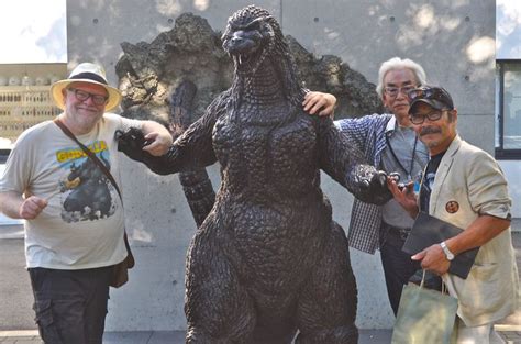 At Toho Studios Japan with Godzilla, SPFX director Teruyoshi Nakano and ...