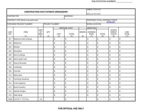 Printable Pin On Design Build Electrical Work Estimate Template Excel ...