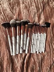 Makeup Brushes DUAIU Makeup Brush Set Professional 15 Piece Marble Make