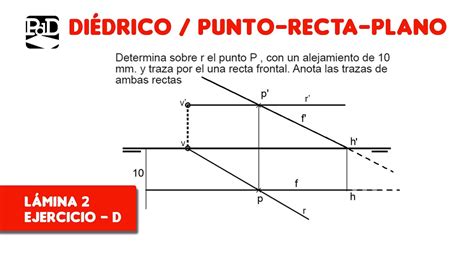 Pag D Punto Recta Plano Ejercicios De Sistema Di Drico Sdo Prp