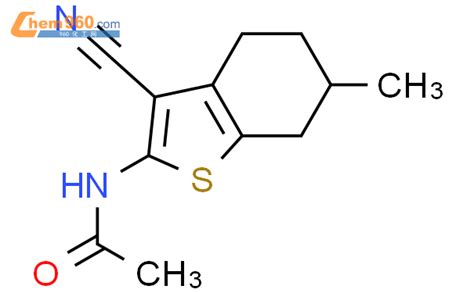 331869 84 2 N 3 Cyano 6 Methyl 4 5 6 7 Tetrahydro Benzo B Thiophen 2