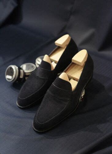 Handmade Men Black Suede Moccasin Men Dress Loafer Shoes Men Leather Shoes Ebay