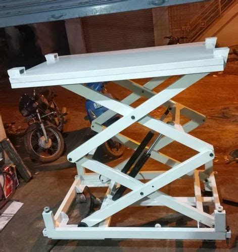 2 Ton Hydraulic Scissor Lift Table Running Mode Stationary Working