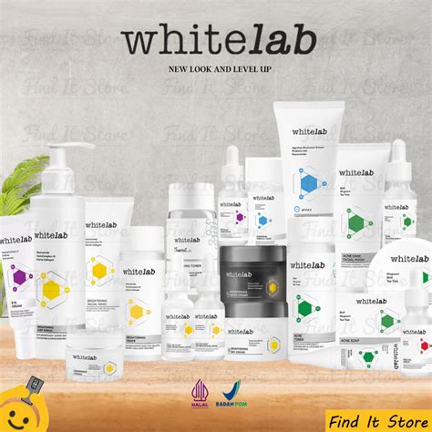 Jual Whitelab Brightening Facial Wash Toner Face Body Serum Day